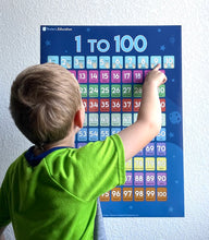 Load image into Gallery viewer, Count 1 to 100 poster (18" x 24") by Posters.Education